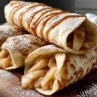 Apple Pie Tortilla Wraps with Brown Sugar Butter