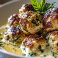 Baked Chicken Ricotta Meatballs