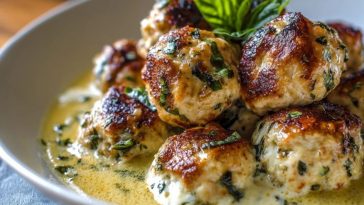 Baked Chicken Ricotta Meatballs