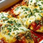 Baked Pesto Mozzarella Chicken