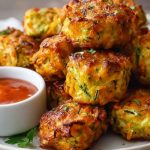 Baked Sweet Potato Zucchini Tots