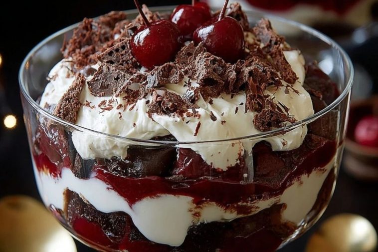Best Layered Black Forest Trifle