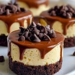 Brownie Bottom Mini Cheesecakes