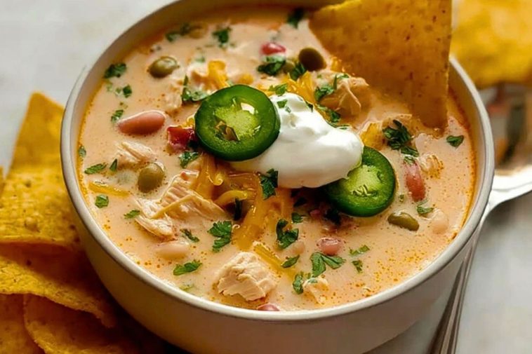 Chunky Cream Cheese White Chicken Chili