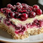 Cranberry Bars with Cream Cheese Frosting