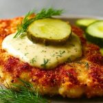 Crispy Dill Pickle Parmesan Chicken