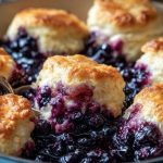 Delicious Blueberry Butter Swim Biscuits