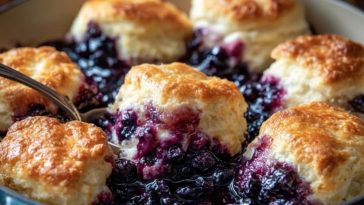 Delicious Blueberry Butter Swim Biscuits