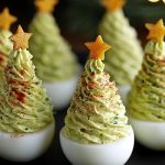 Deviled Egg Christmas Trees
