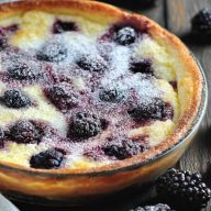 Easy Homemade Blackberry Clafoutis
