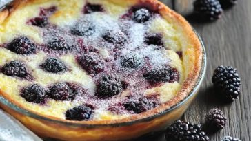 Easy Homemade Blackberry Clafoutis