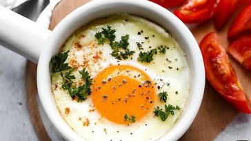 Easy Perfect Baked Eggs