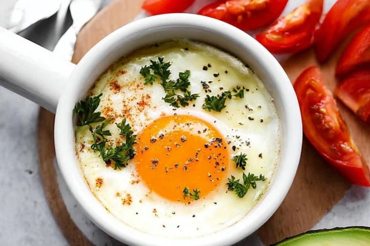 Easy Perfect Baked Eggs
