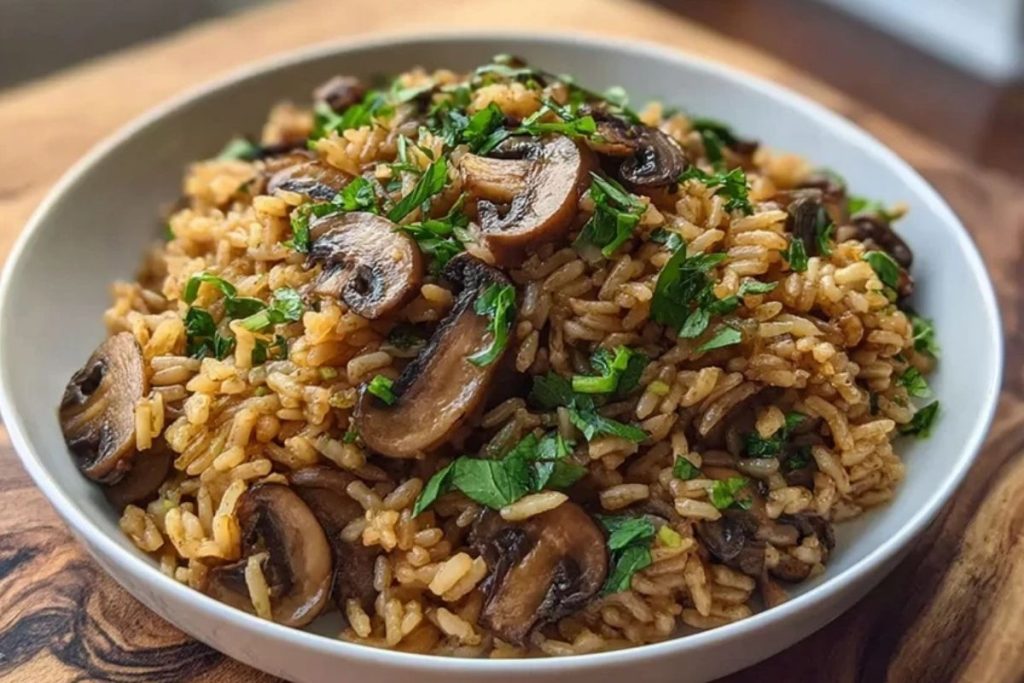 Mushroom Rice Vip Flavor-Packed One-Pot Mushroom Rice