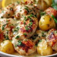 Garlic Parmesan Chicken and Potatoes