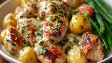 Garlic Parmesan Chicken and Potatoes