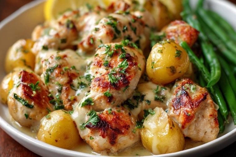 Garlic Parmesan Chicken and Potatoes