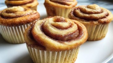 Gluten Free Dairy Free Cinnamon Roll Muffins