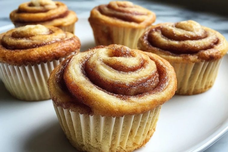 Gluten Free Dairy Free Cinnamon Roll Muffins