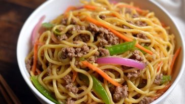 Ground Beef Lo Mein