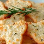 Homemade Parmesan Rosemary Crackers
