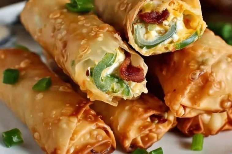 Jalapeno Popper Egg Rolls