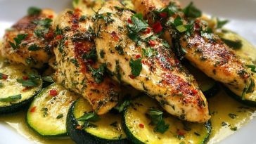 Juicy Chicken and Zucchini