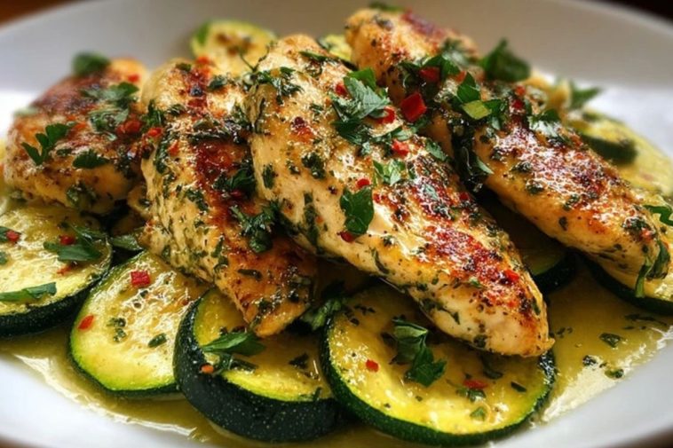 Juicy Chicken and Zucchini
