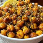 Lemon Herb Crunchy Chickpeas