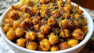 Lemon Herb Crunchy Chickpeas