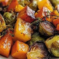 Maple Roasted Thanksgiving Veggies