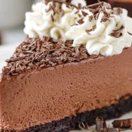 No Bake Chocolate Cheesecake