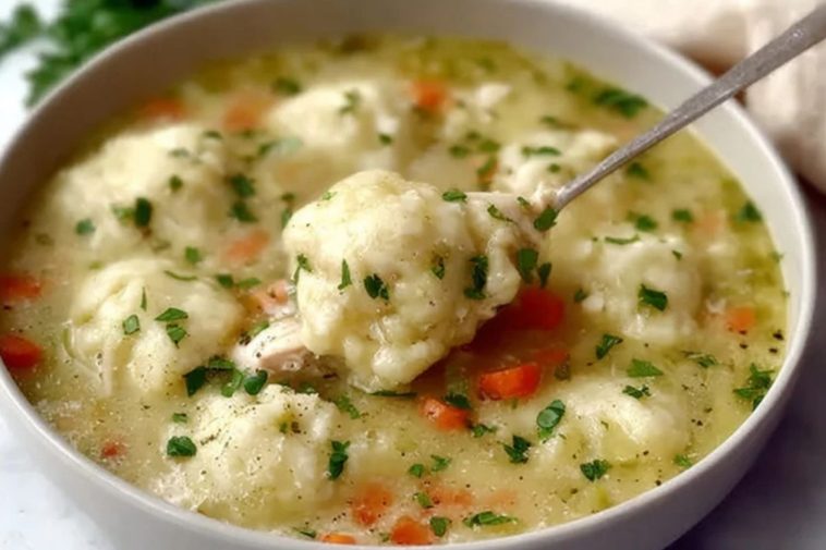 Perfect Chicken And Dumplings With Vegetables