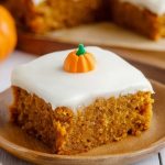 Pumpkin Bars with Cream Cheese Frosting