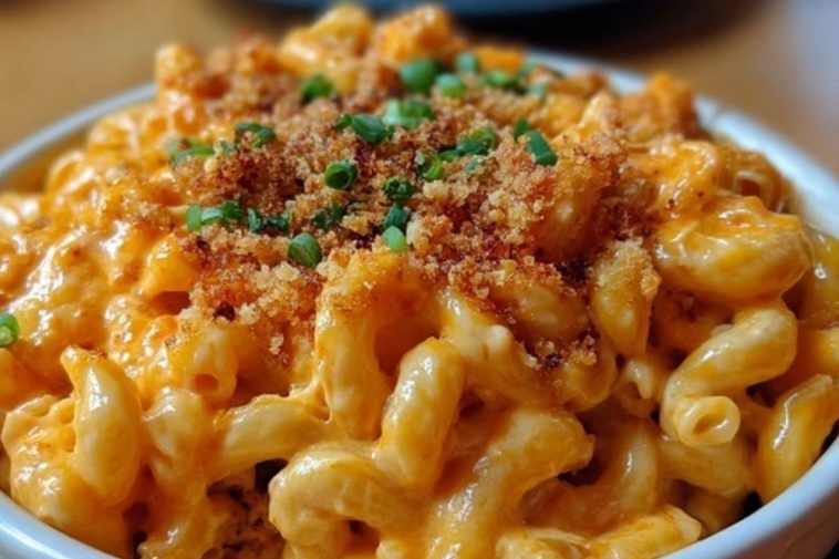 Ranch Buffalo Pasta Bake