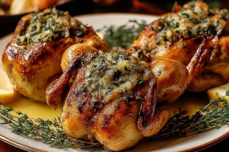 Stuffed Cornish Game Hens