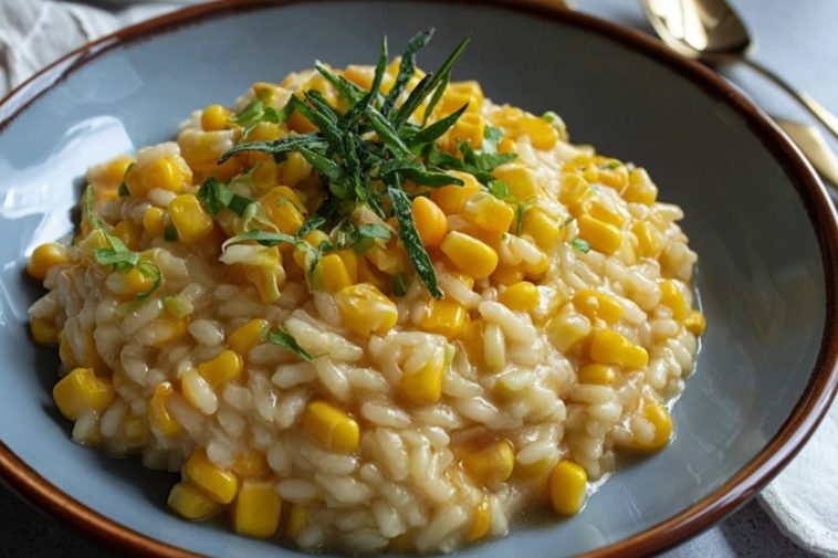 Sweet Corn Risotto