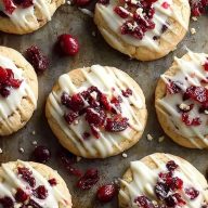Sweet Cranberry Bliss Cookies