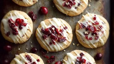 Sweet Cranberry Bliss Cookies