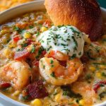 The Best Creamy Seafood and Shrimp Chili