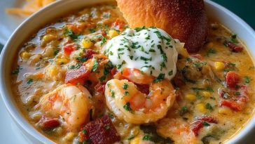 The Best Creamy Seafood and Shrimp Chili
