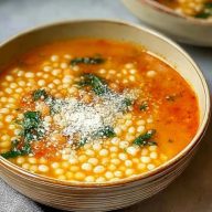 Traditional Italian Pastina Soup
