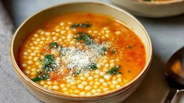 Traditional Italian Pastina Soup