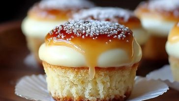 Vanilla Bean Creme Brulee Cheesecake Cupcakes