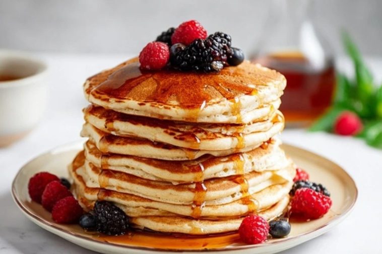 Vanilla Cinnamon Buttermilk Pancakes