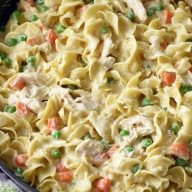 Best Chicken Pot Pie Noodles