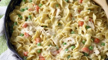 Best Chicken Pot Pie Noodles