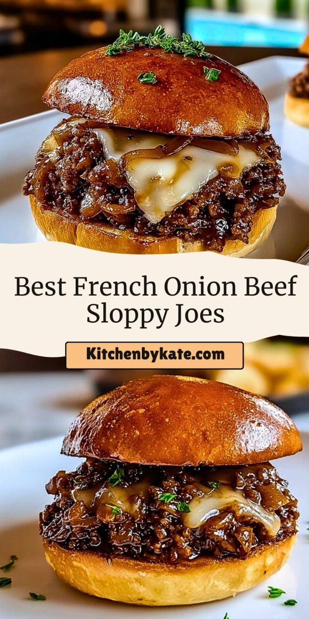 Best French Onion Beef Sloppy Joes