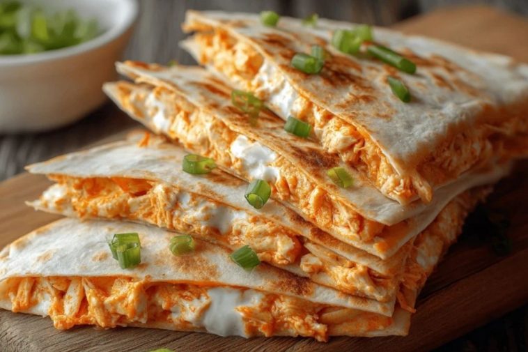 Buffalo Chicken Quesadillas