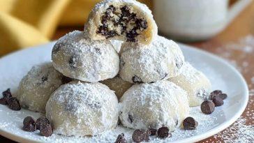 Chocolate Chip Snowball Cookies